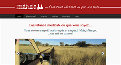 Desktop Screenshot of medicale-assistance.fr